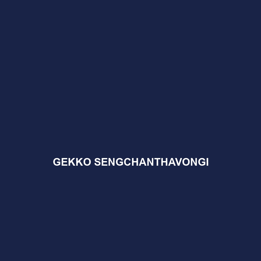 Gekko sengchanthavongi