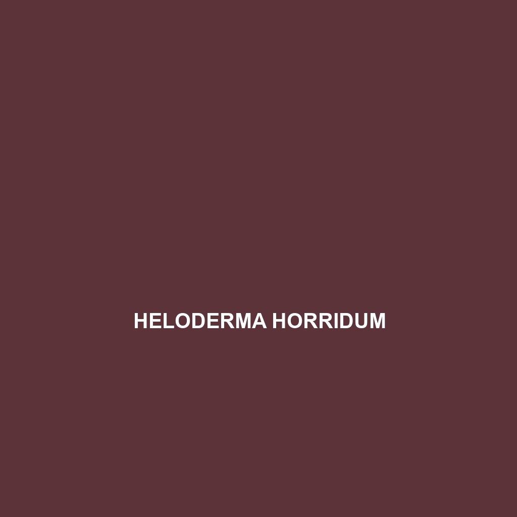 Heloderma horridum