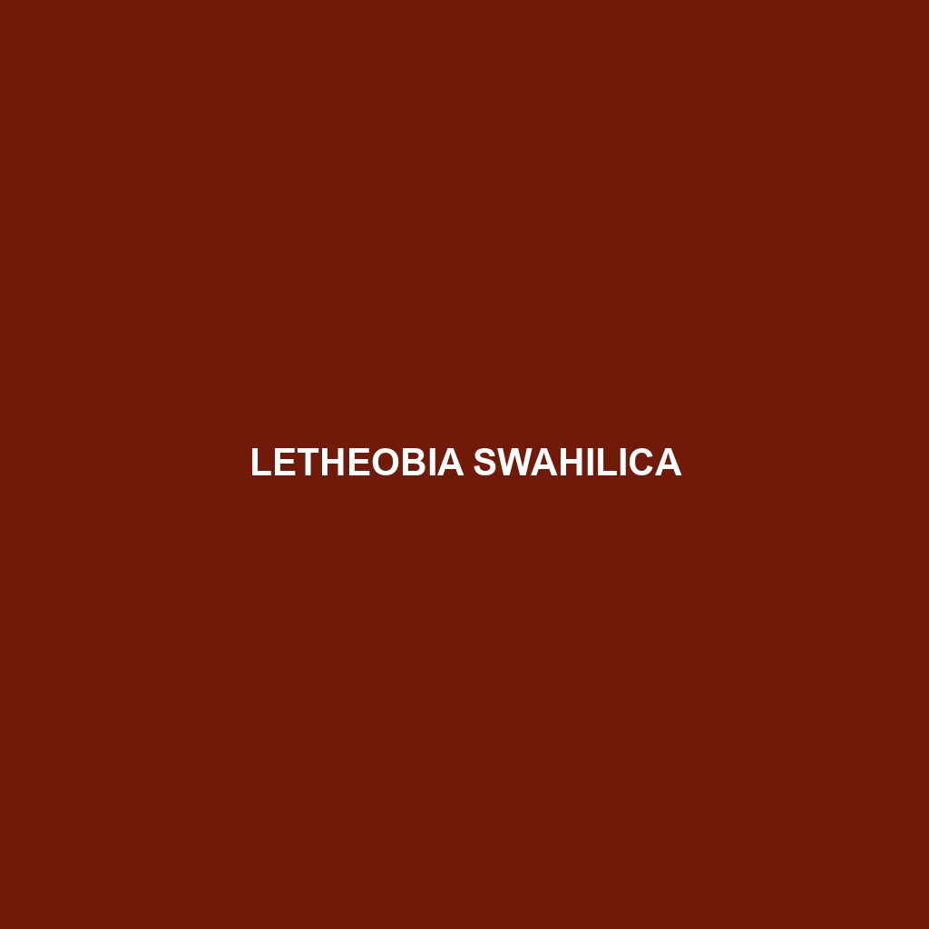 Letheobia swahilica