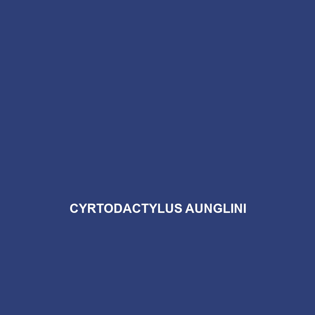 Cyrtodactylus aunglini