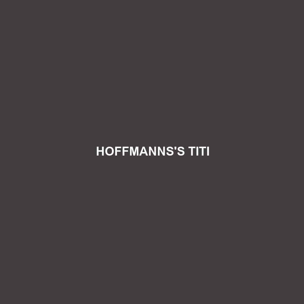 Hoffmanns's Titi