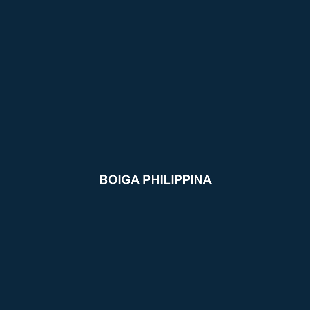 Boiga philippina