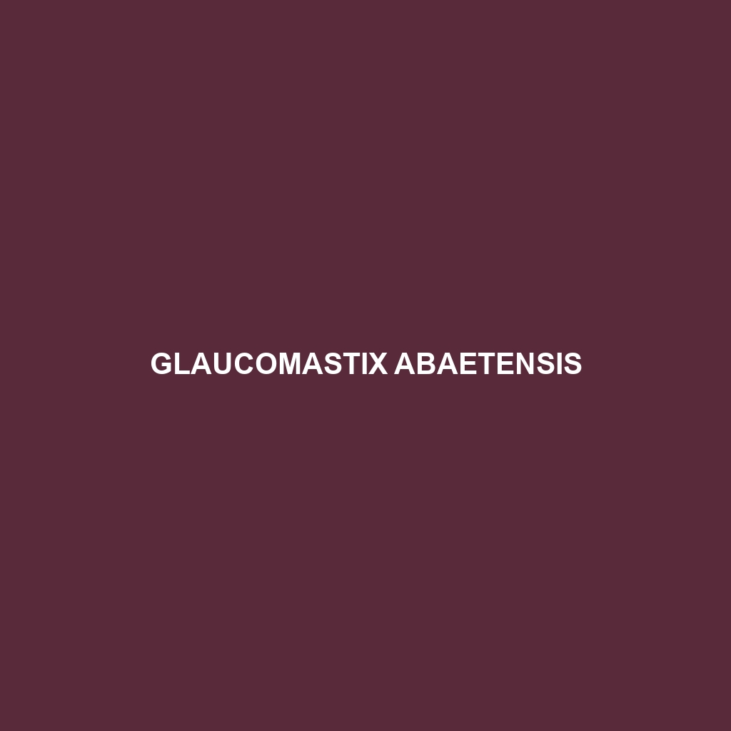 Glaucomastix abaetensis