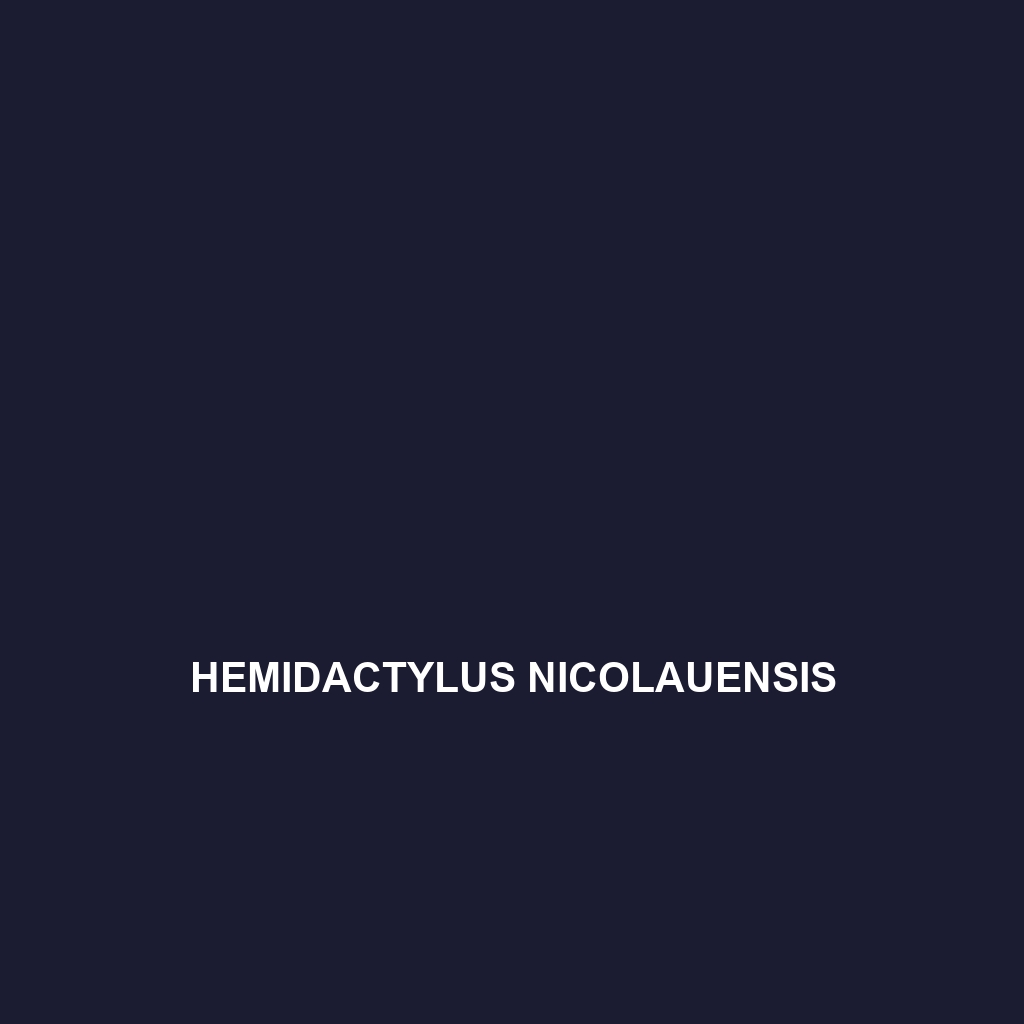 Hemidactylus nicolauensis