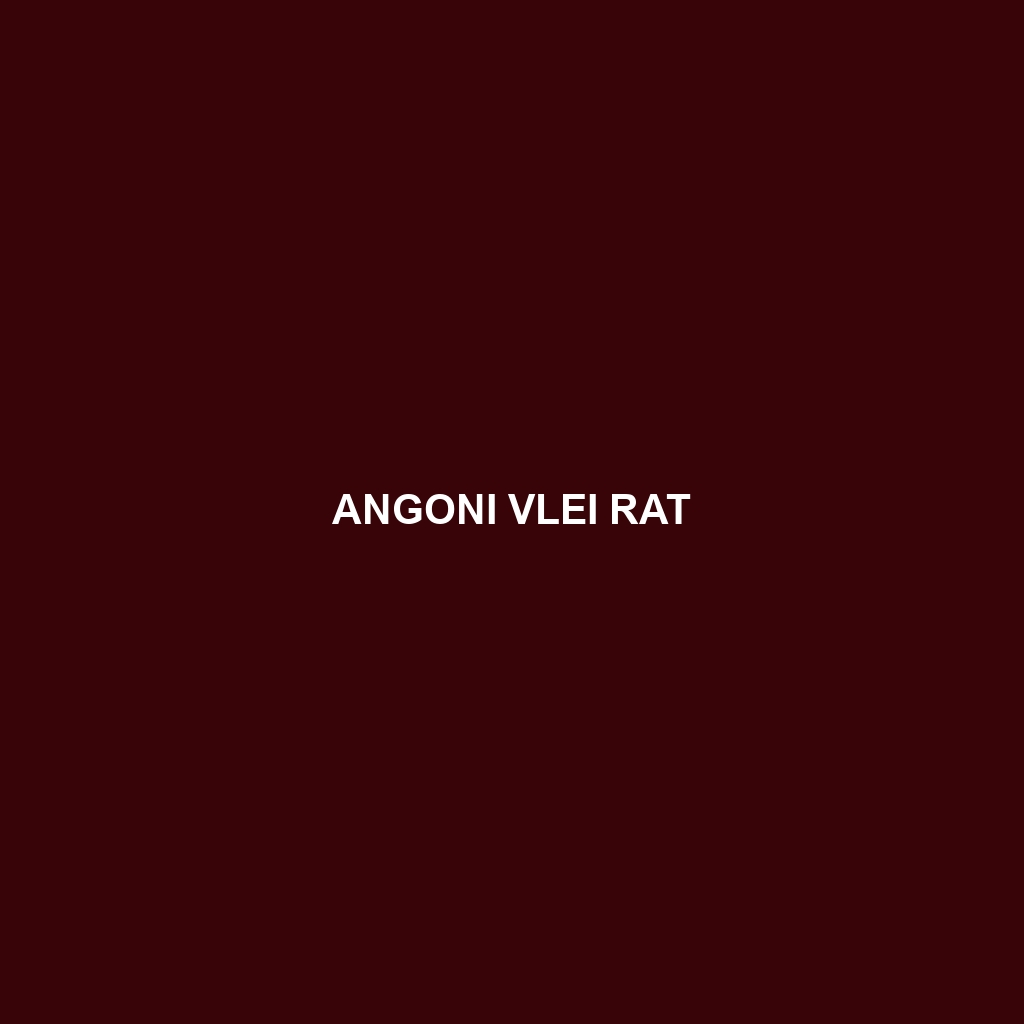 South East African Vlei Rat