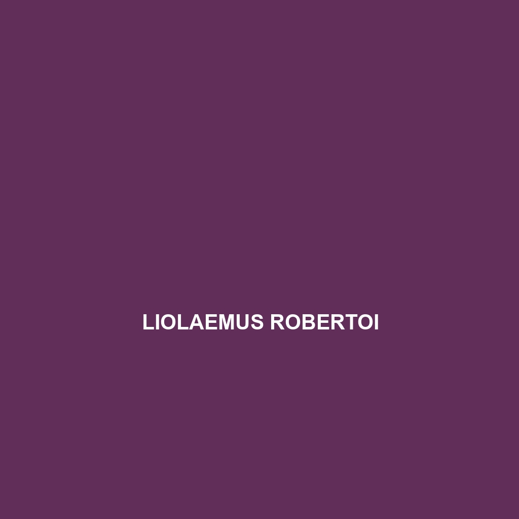 Liolaemus robertoi