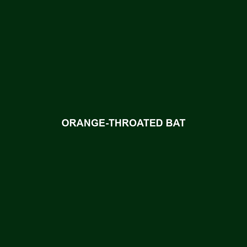 Orange-throated Bat