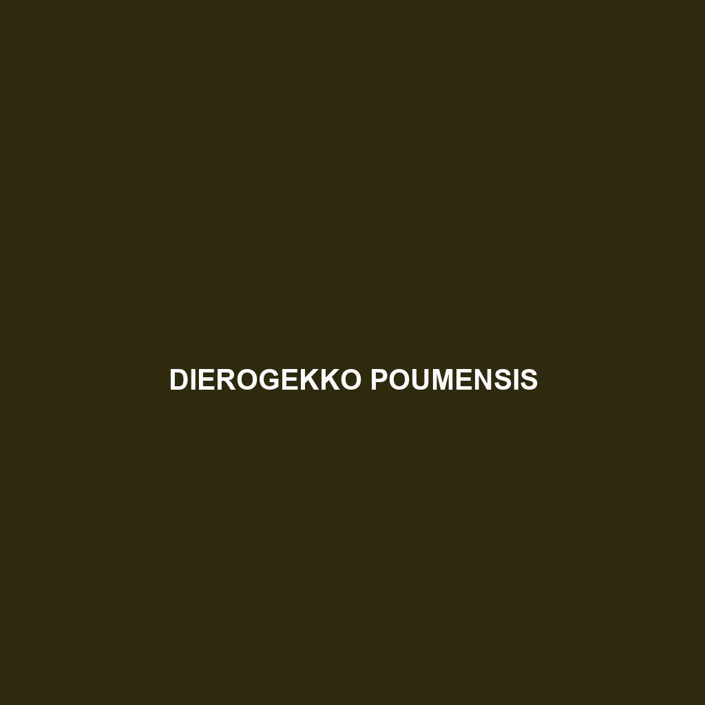 Dierogekko poumensis