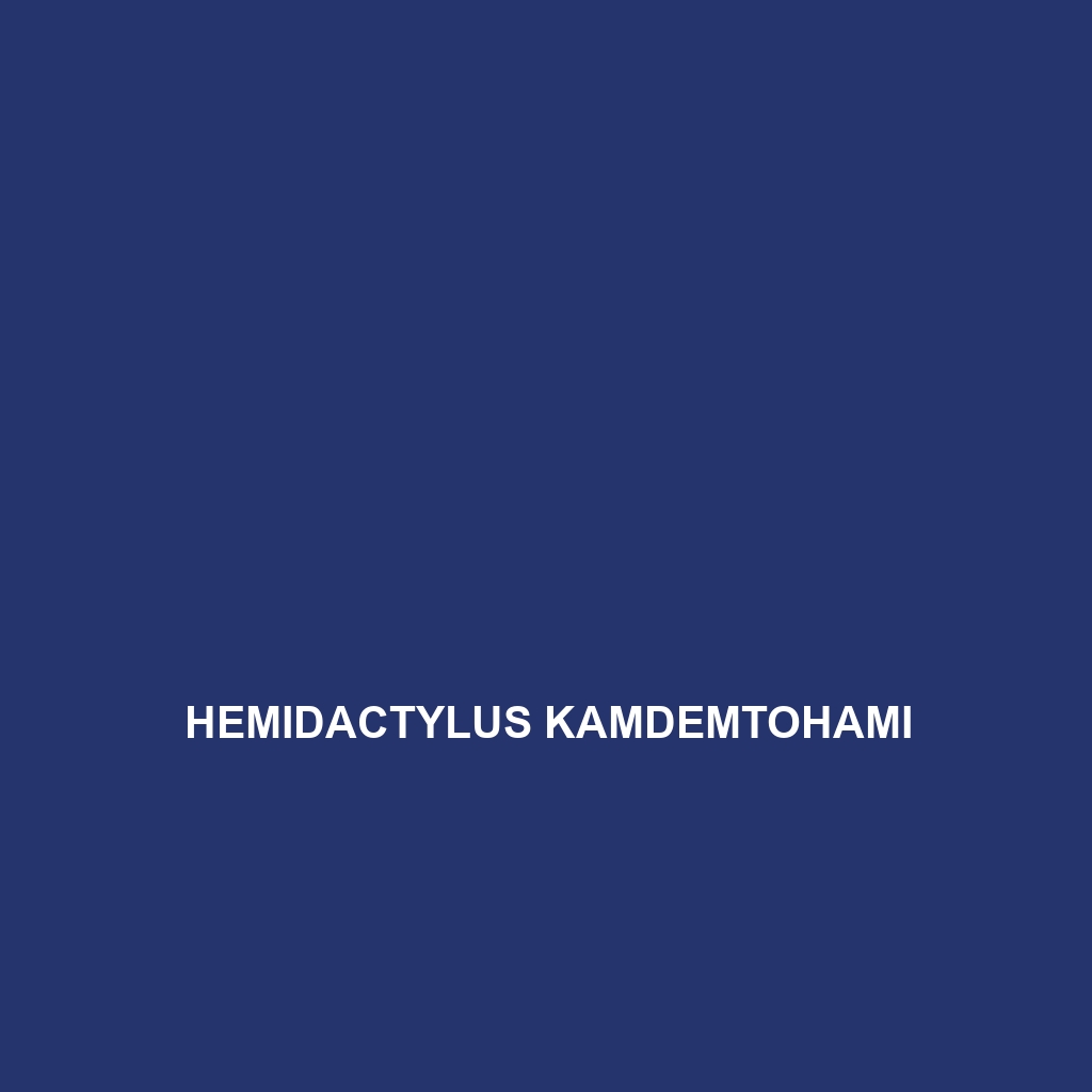 Hemidactylus kamdemtohami