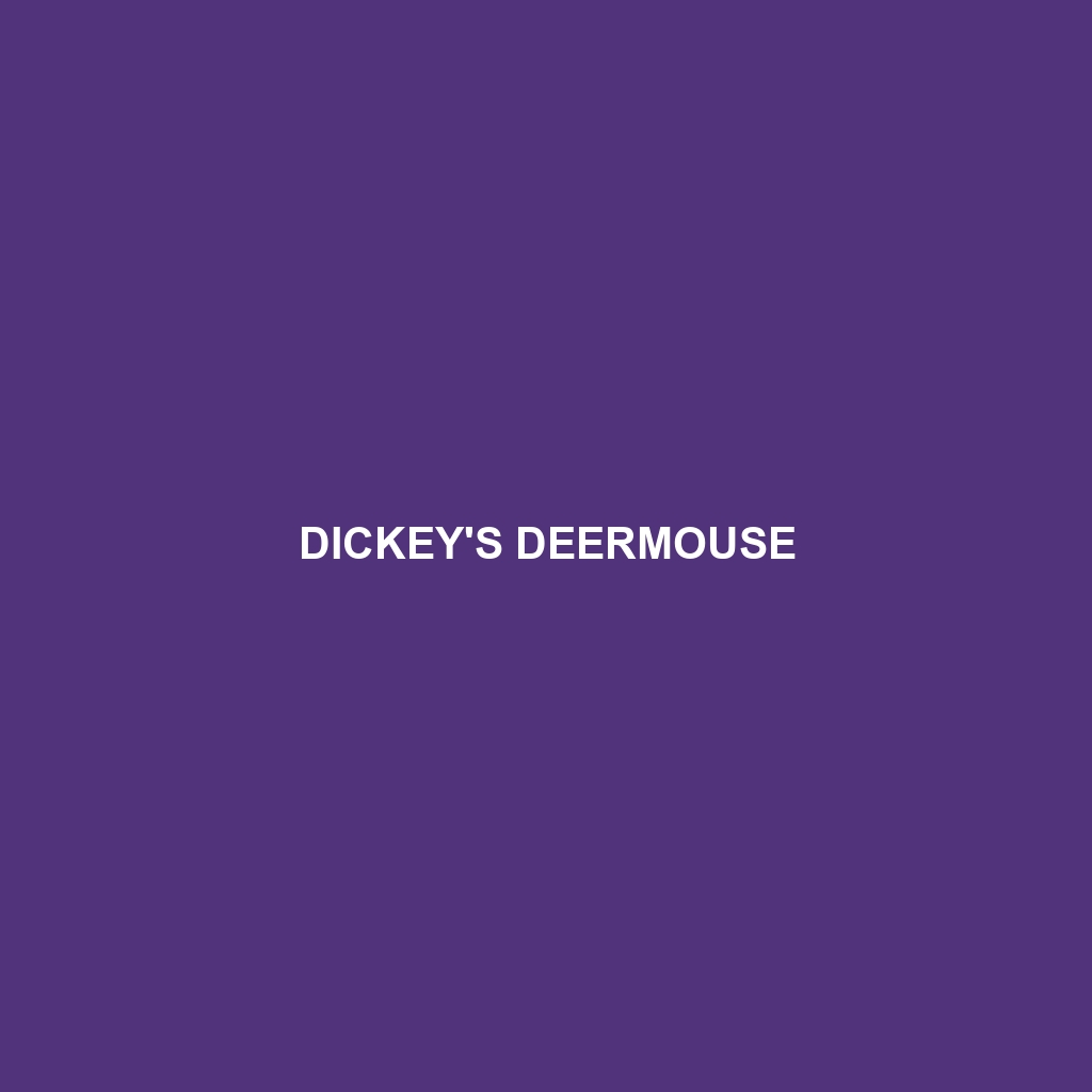 Dickey's Deermouse