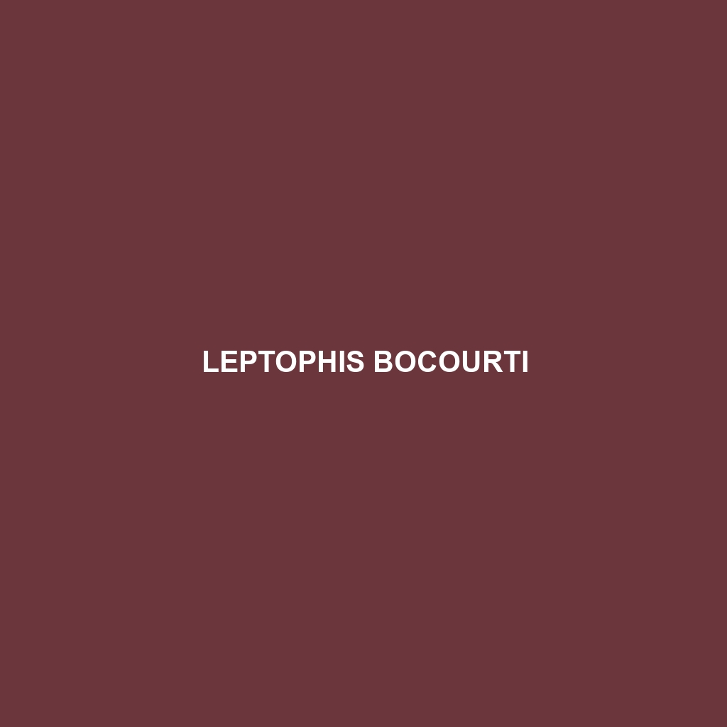 Leptophis bocourti