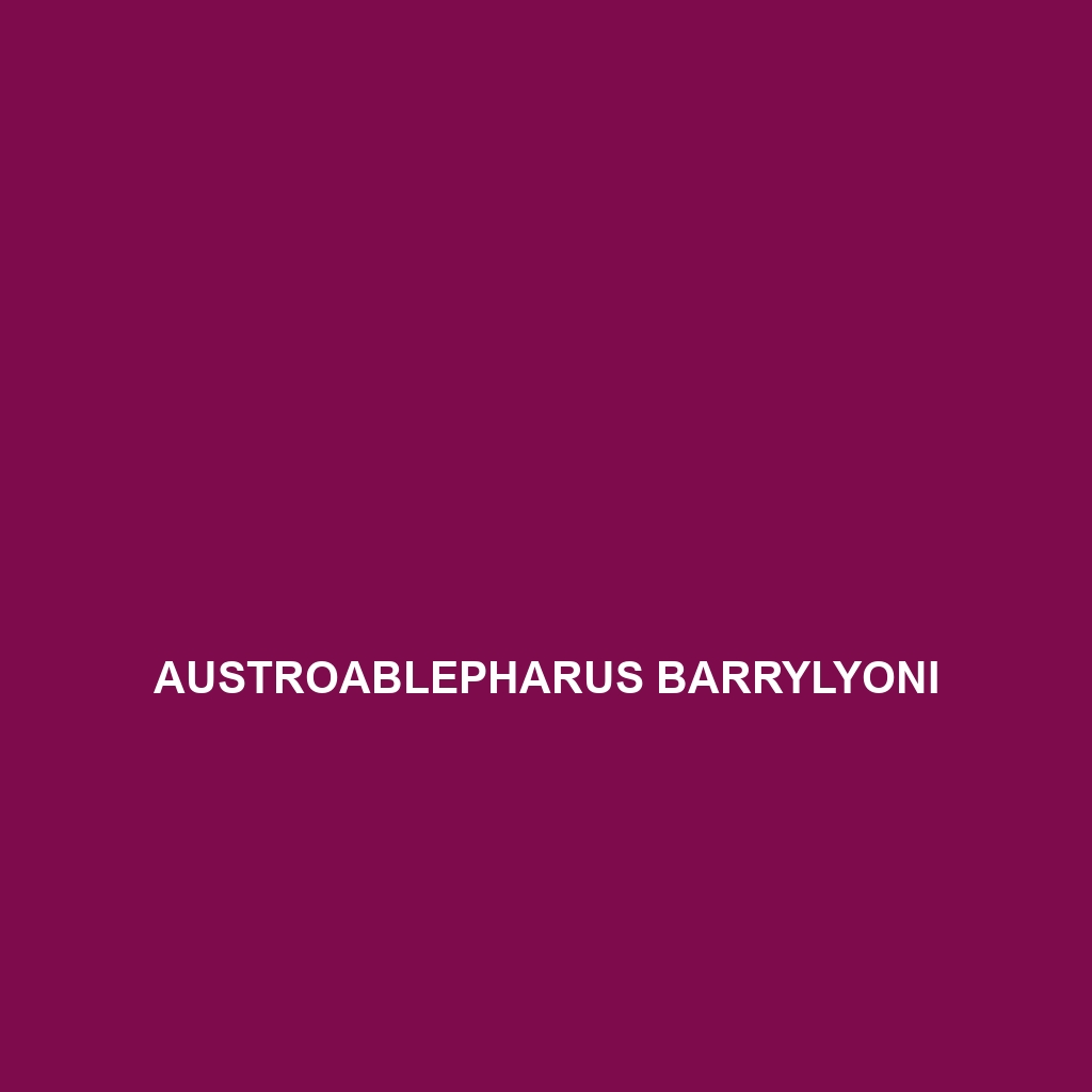 Austroablepharus barrylyoni