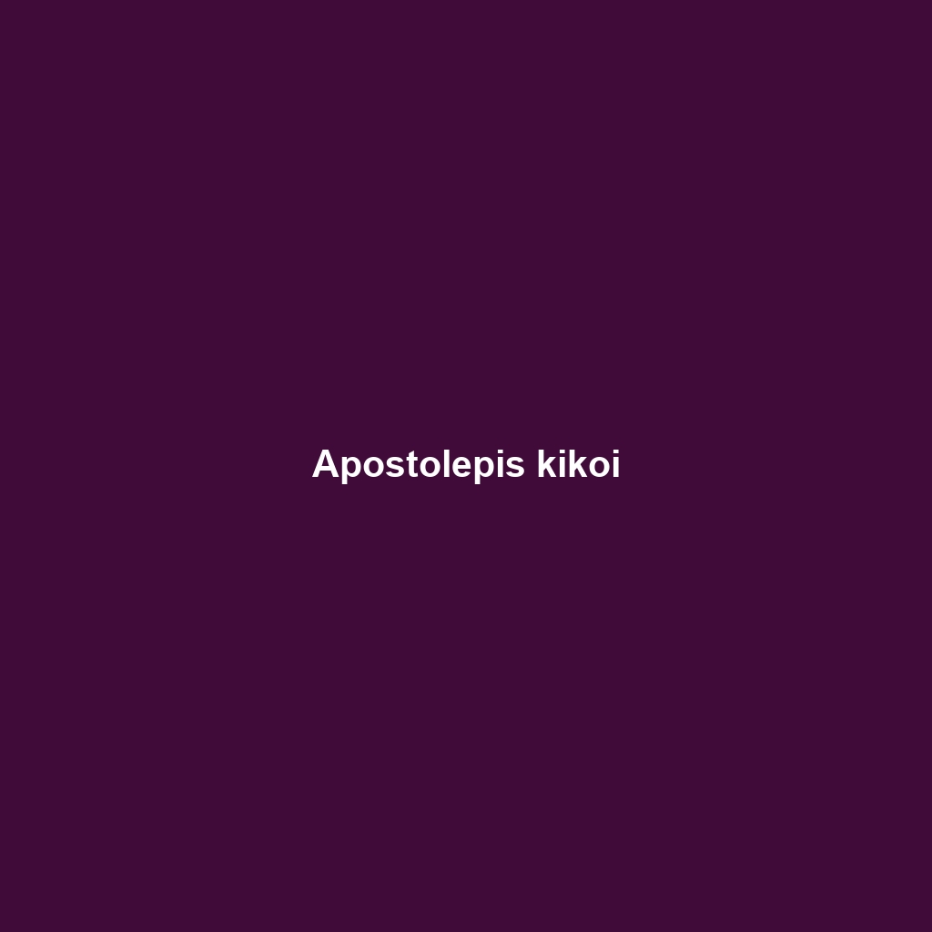 Apostolepis kikoi