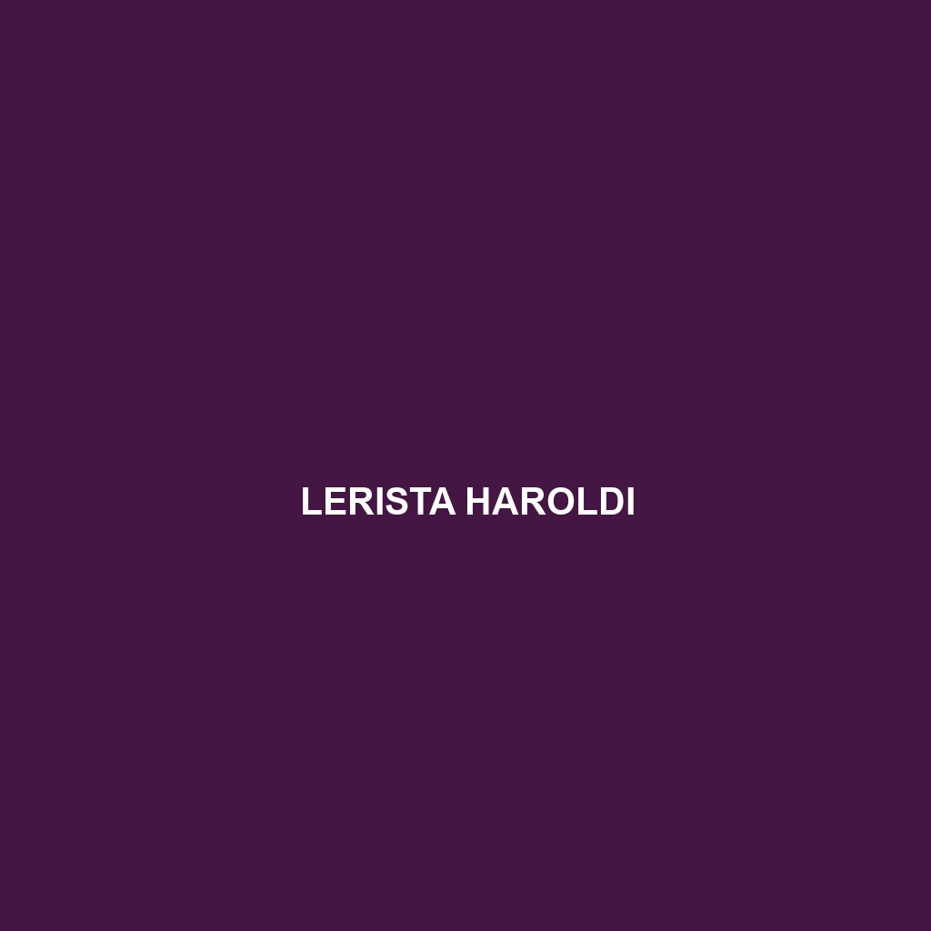 Lerista haroldi