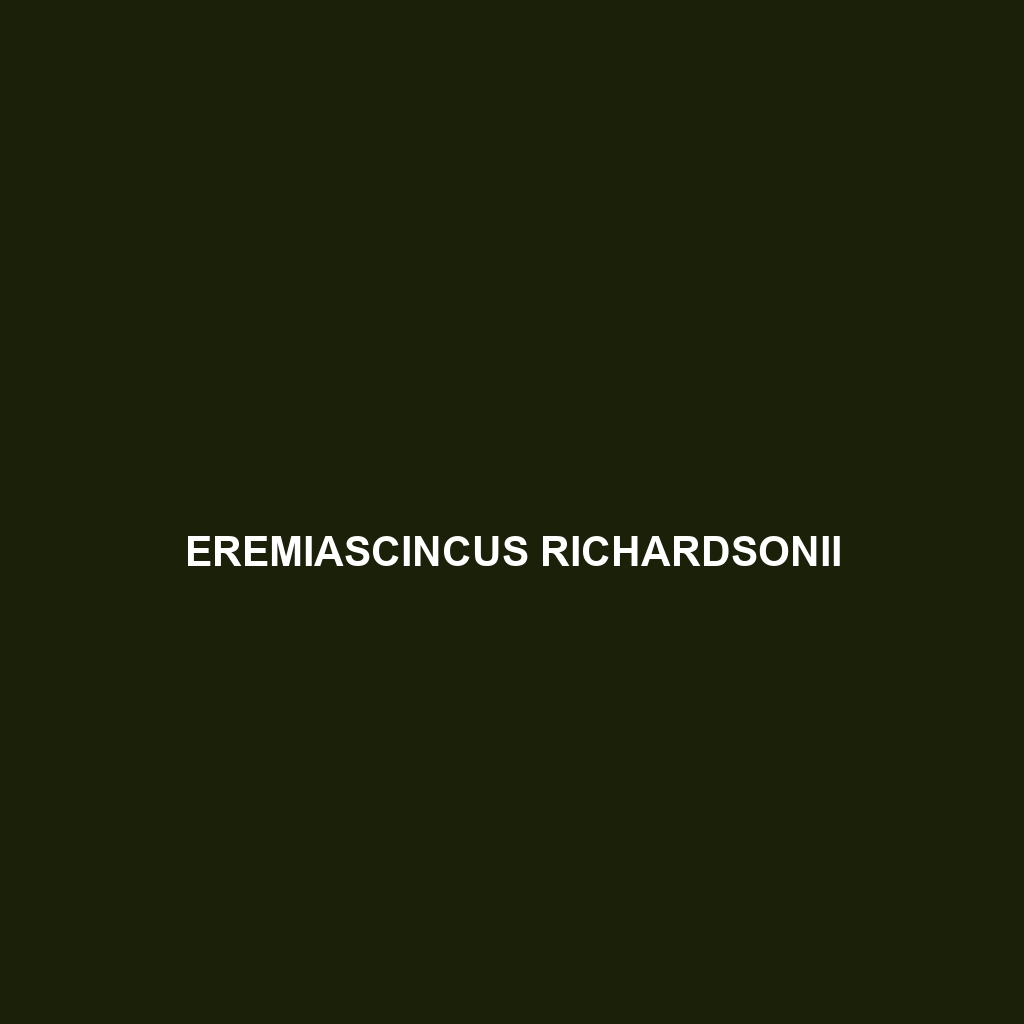 Eremiascincus richardsonii