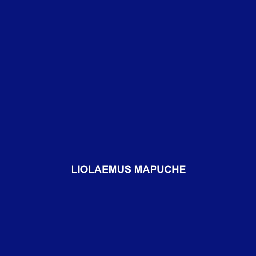 Liolaemus mapuche