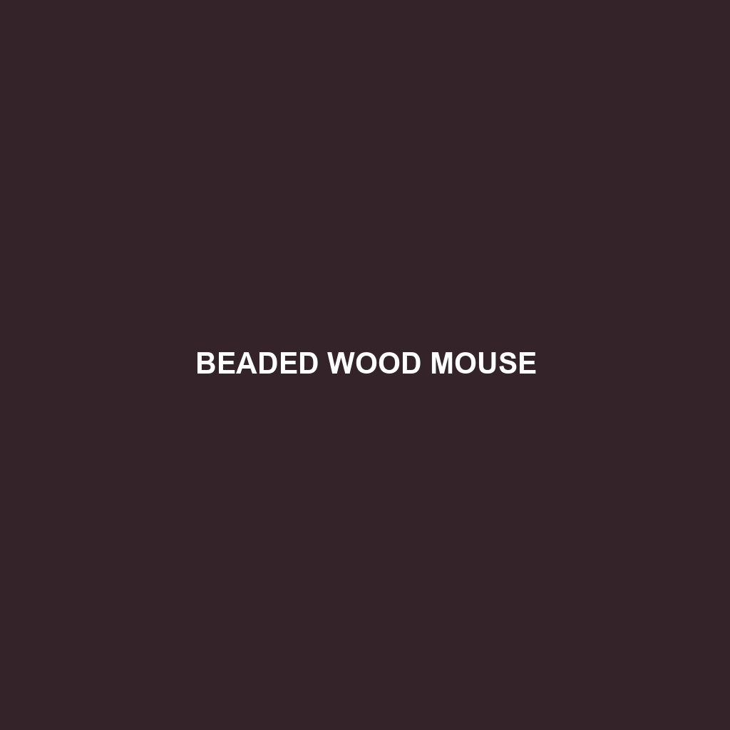 Beaded Wood Mouse