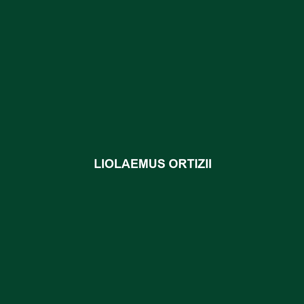 Liolaemus ortizii