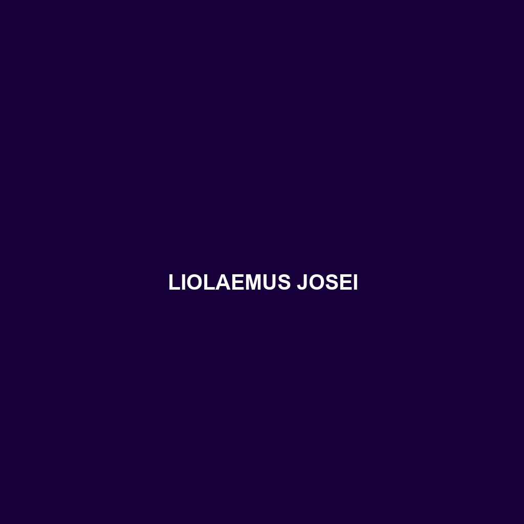 Liolaemus josei