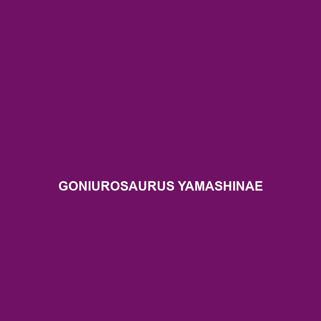 Goniurosaurus yamashinae