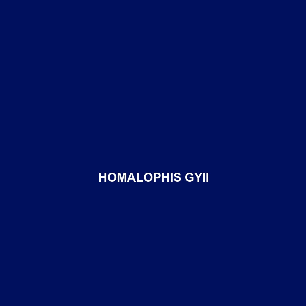 Homalophis gyii