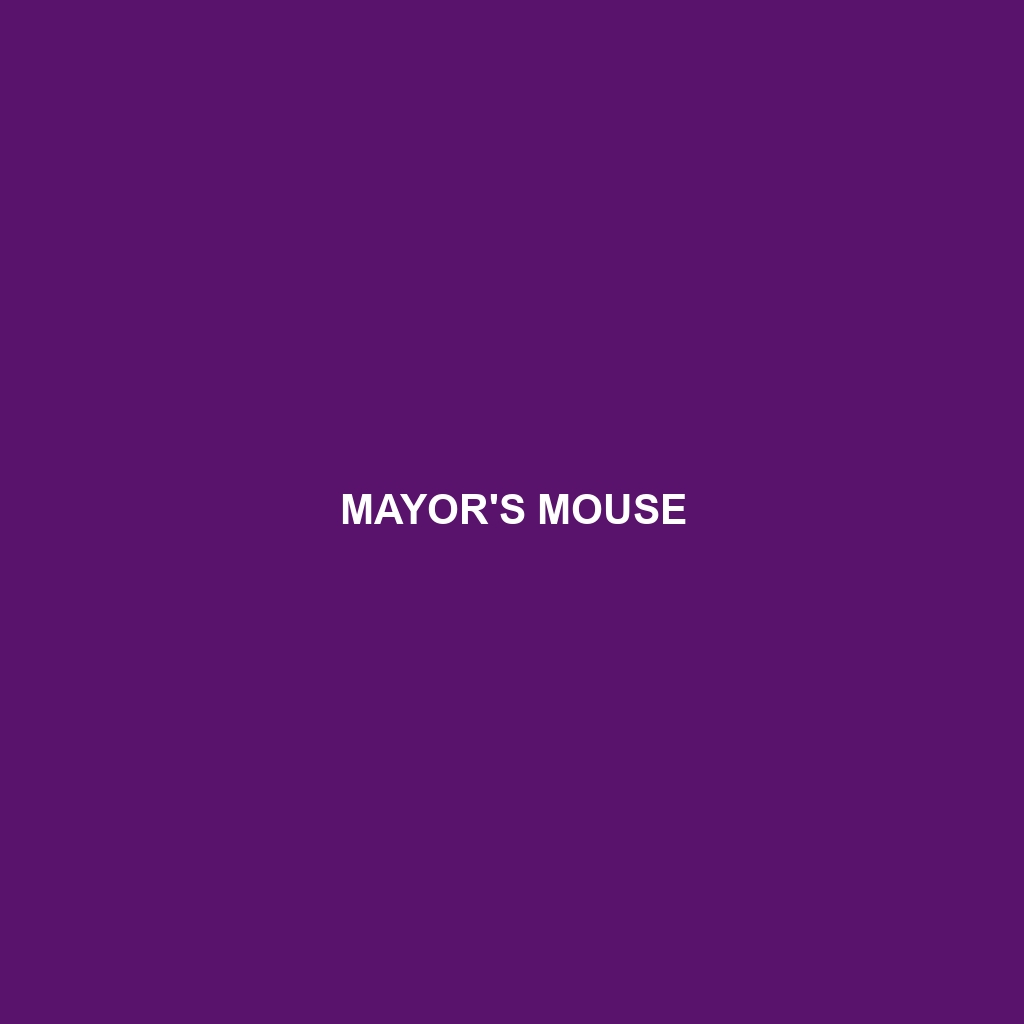 Mayor's Mouse