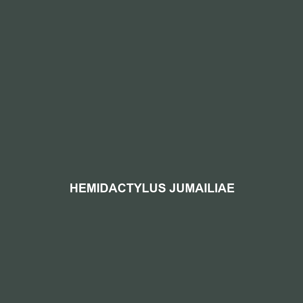 Hemidactylus jumailiae