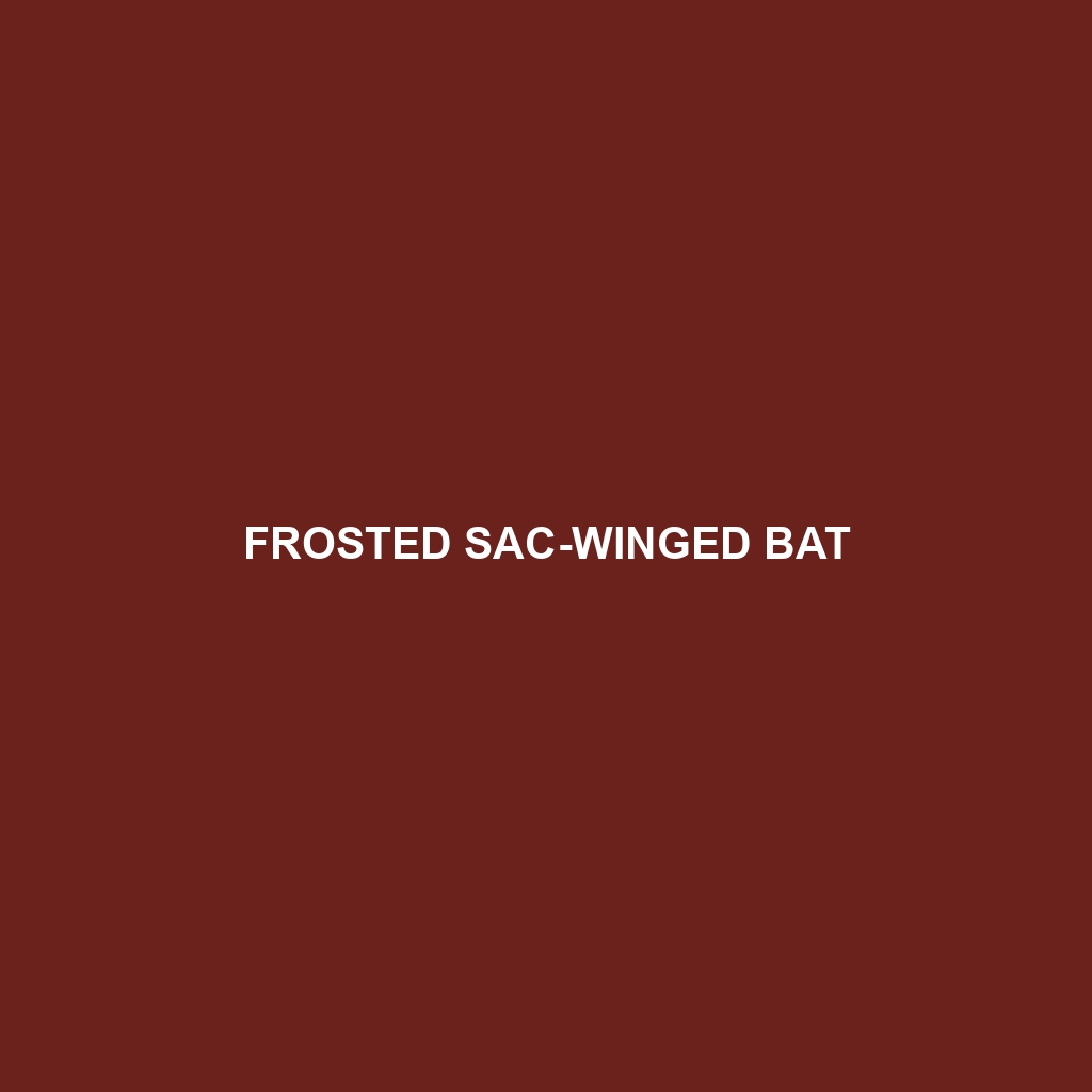 Frosted Sac-winged Bat