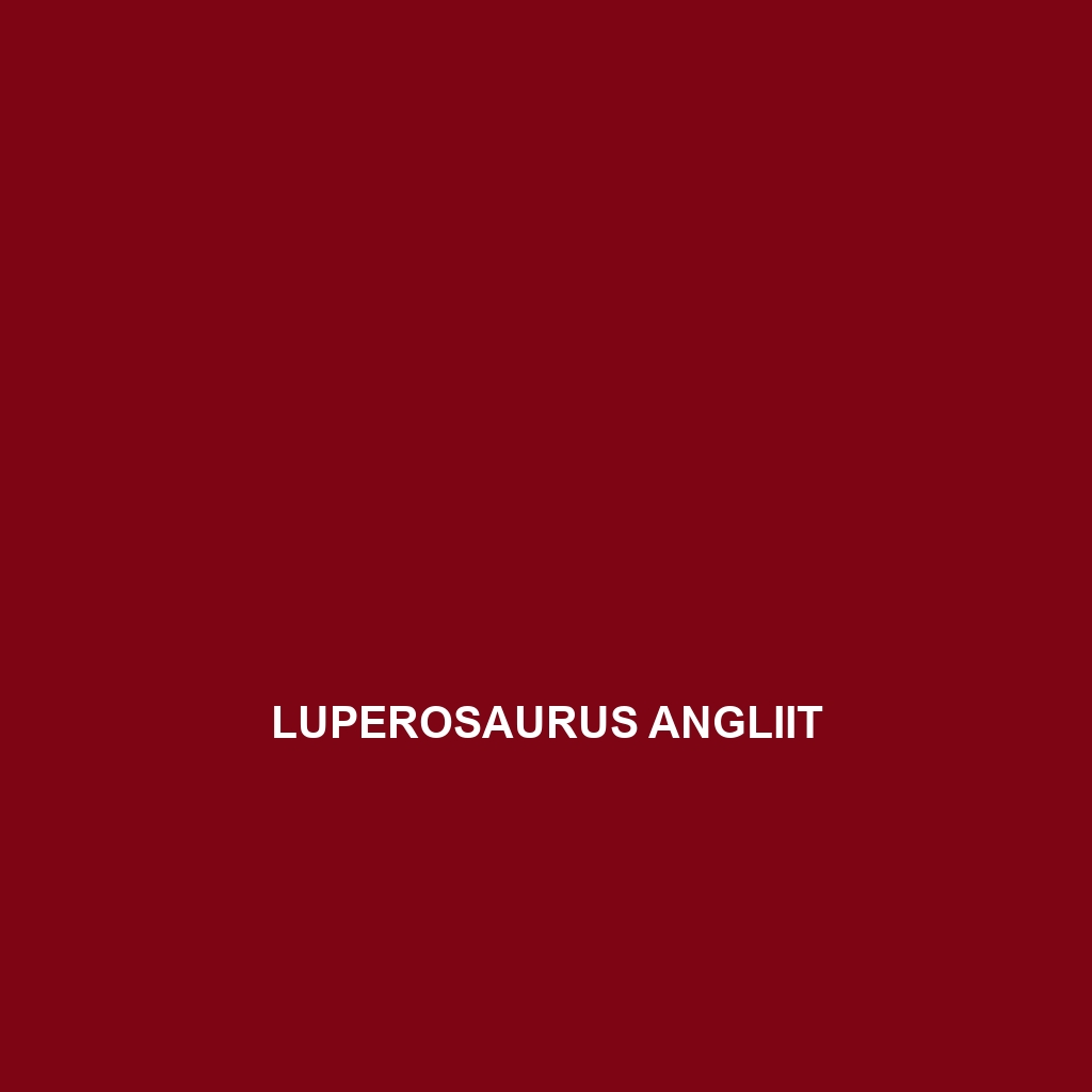 Luperosaurus angliit