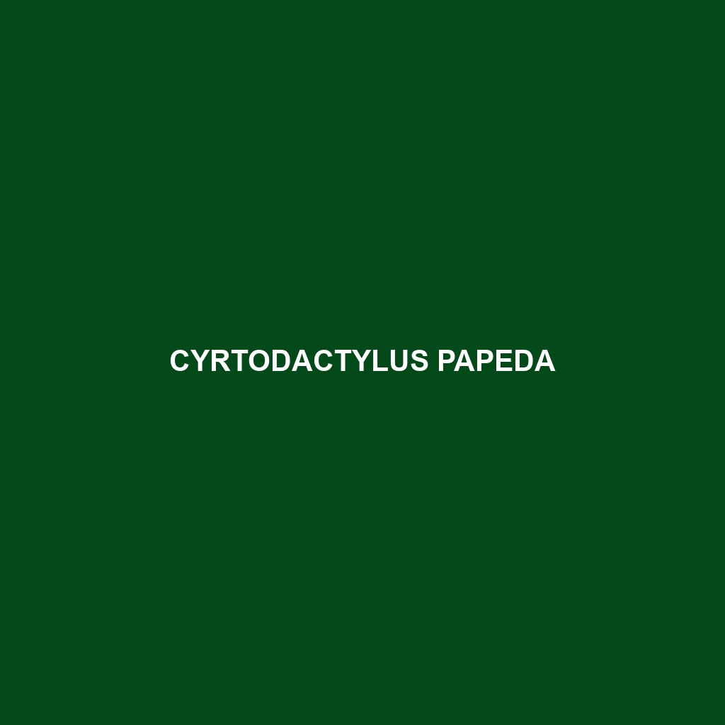 Cyrtodactylus papeda