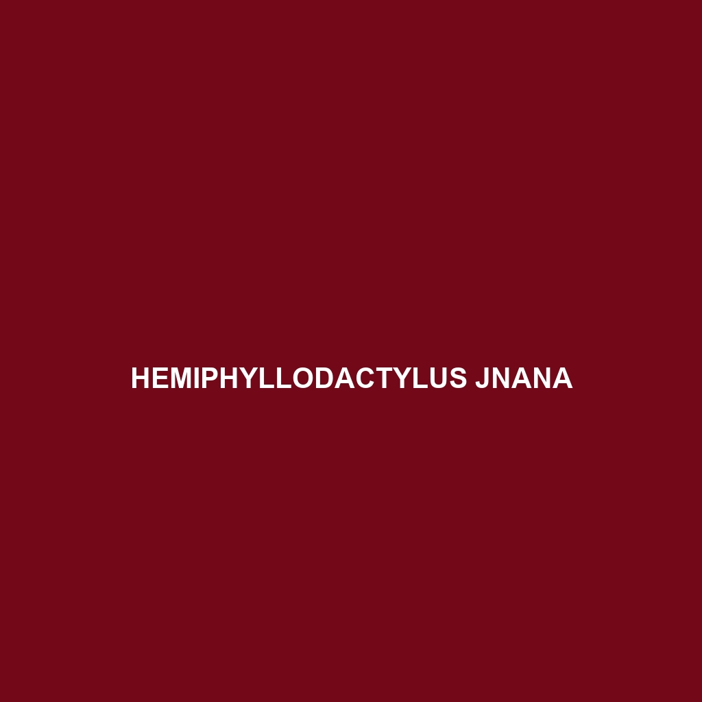 Hemiphyllodactylus jnana