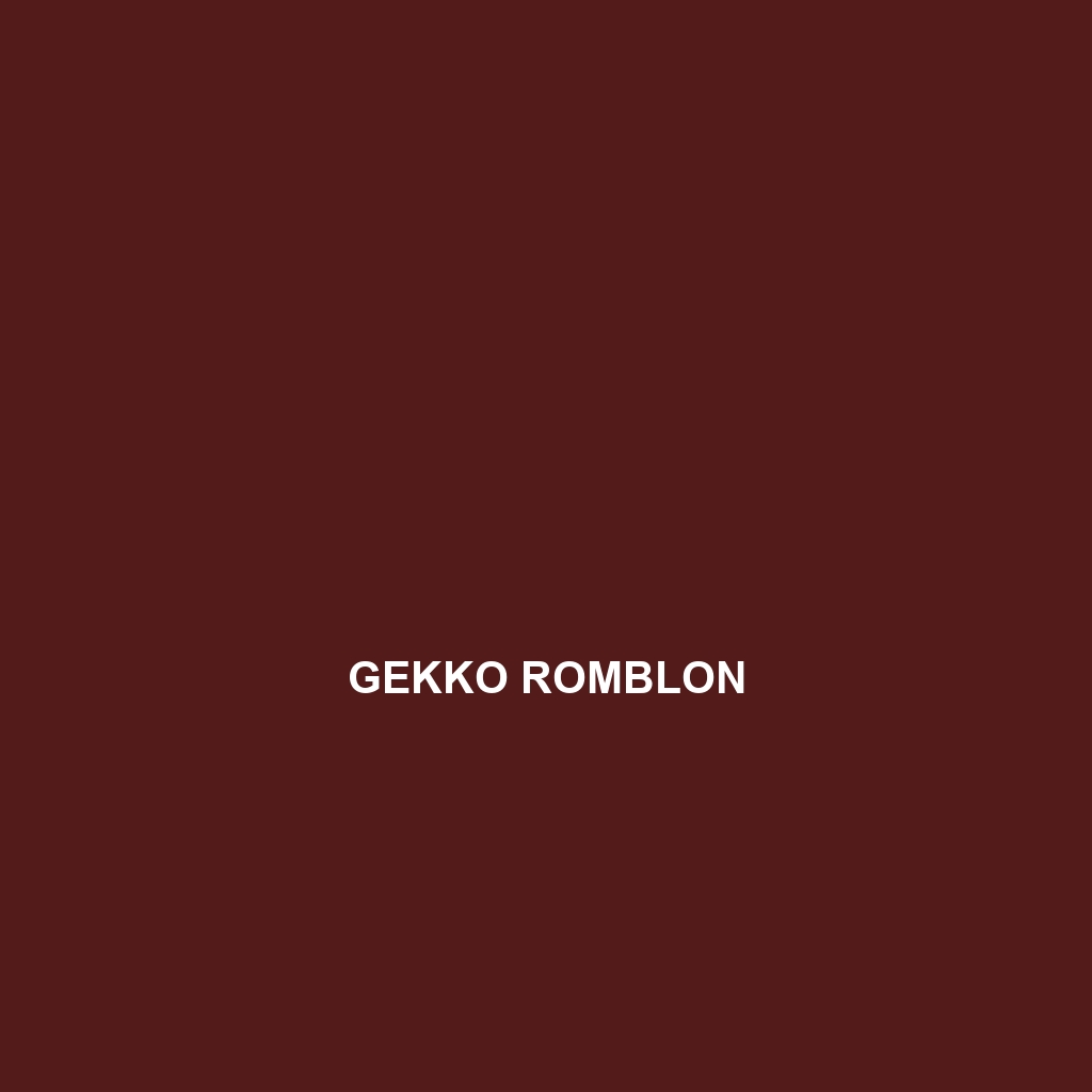 Gekko romblon