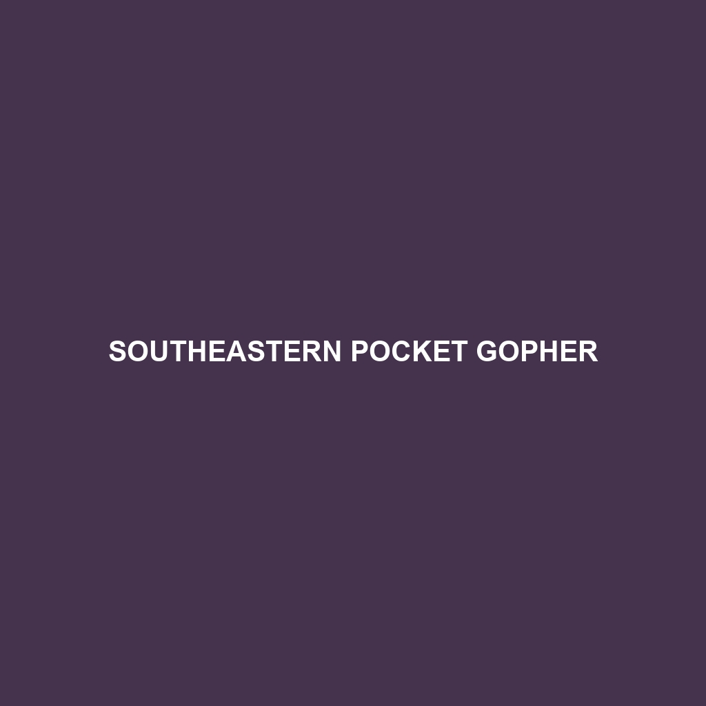 Southeastern Pocket Gopher