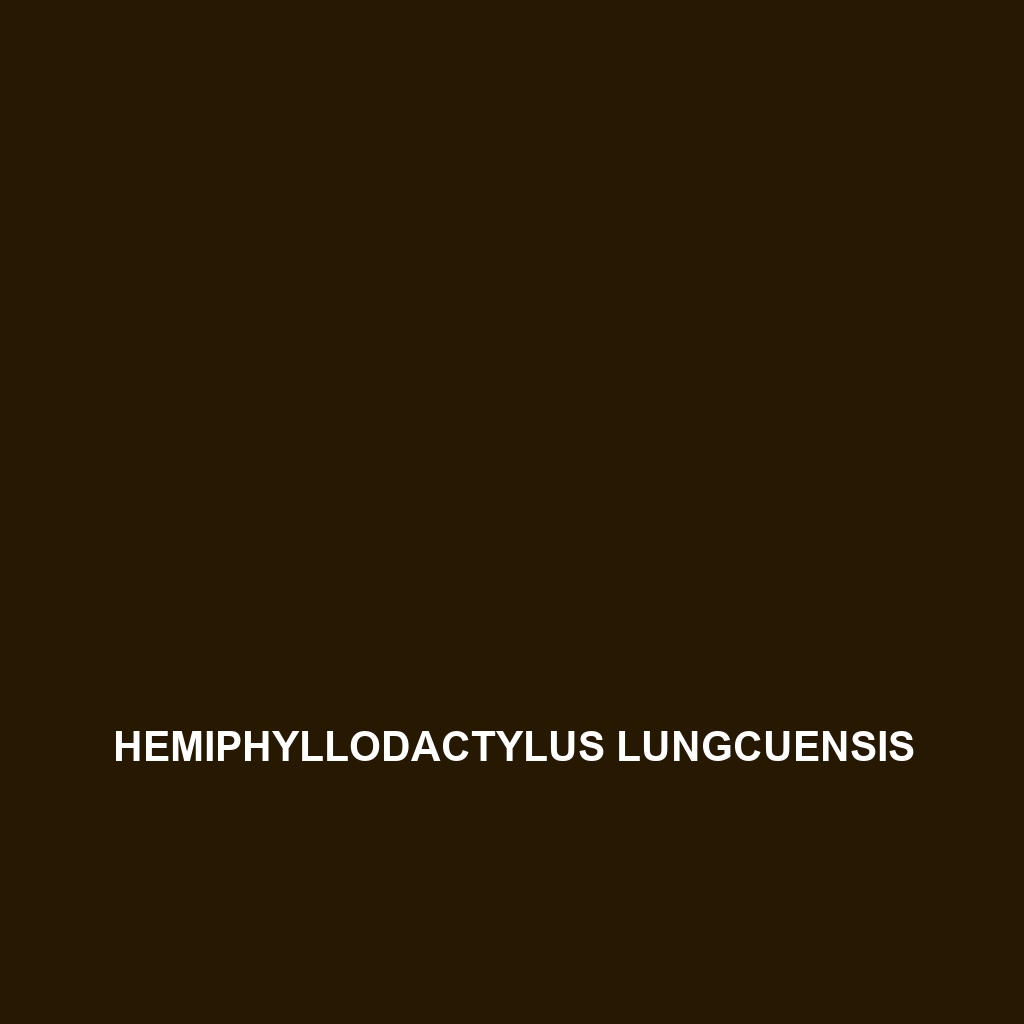 Hemiphyllodactylus longlingensis