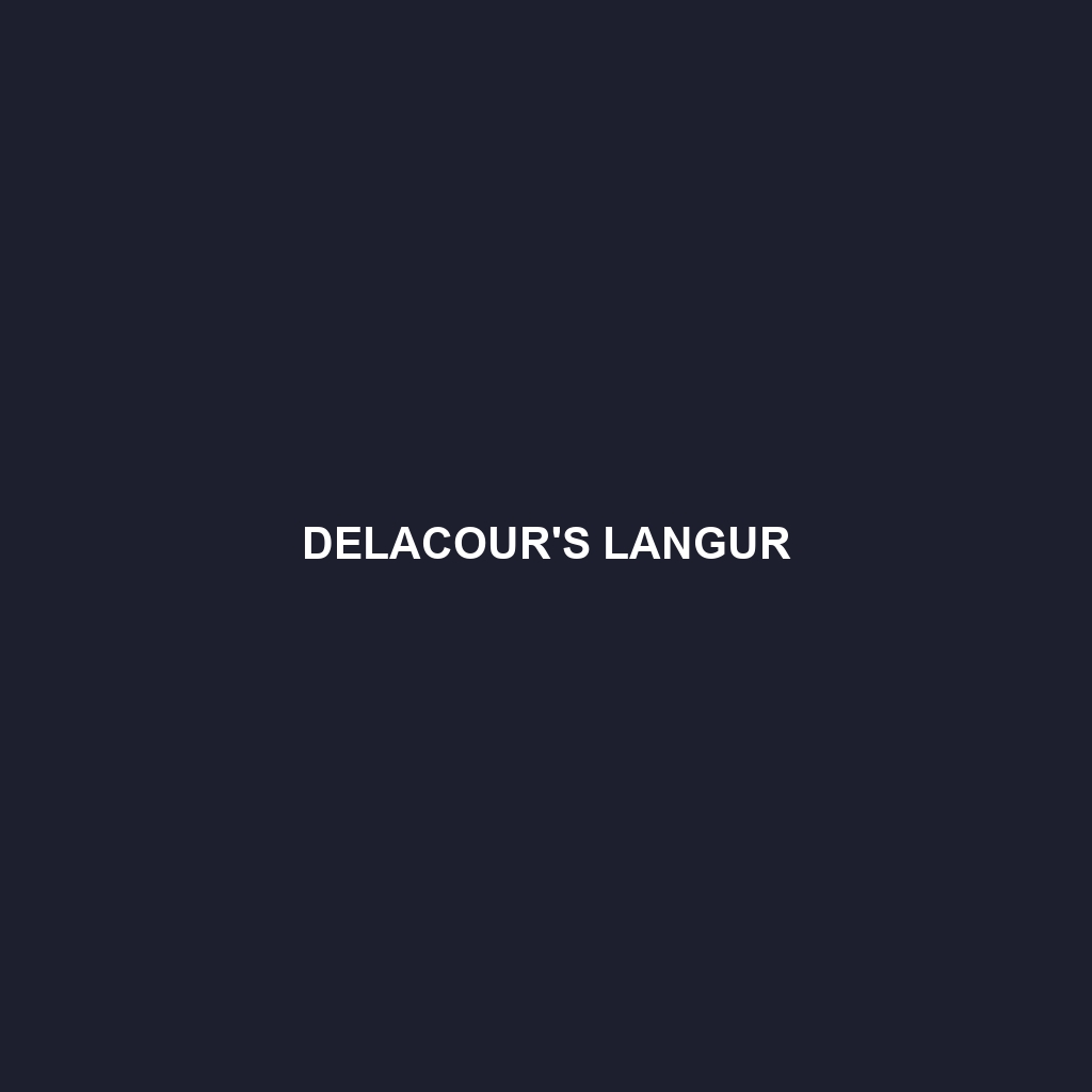 Delacour's Langur