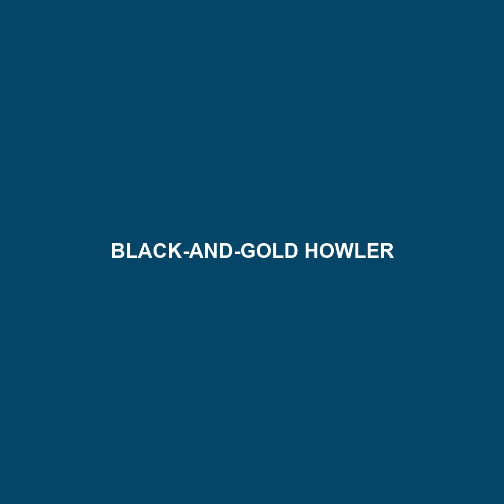 Black-and-gold Howler