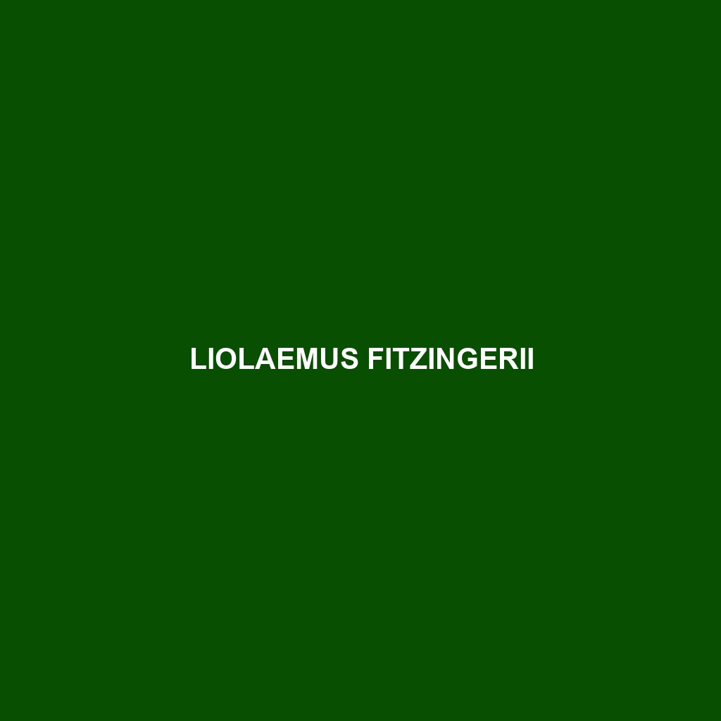 Liolaemus fitzingerii