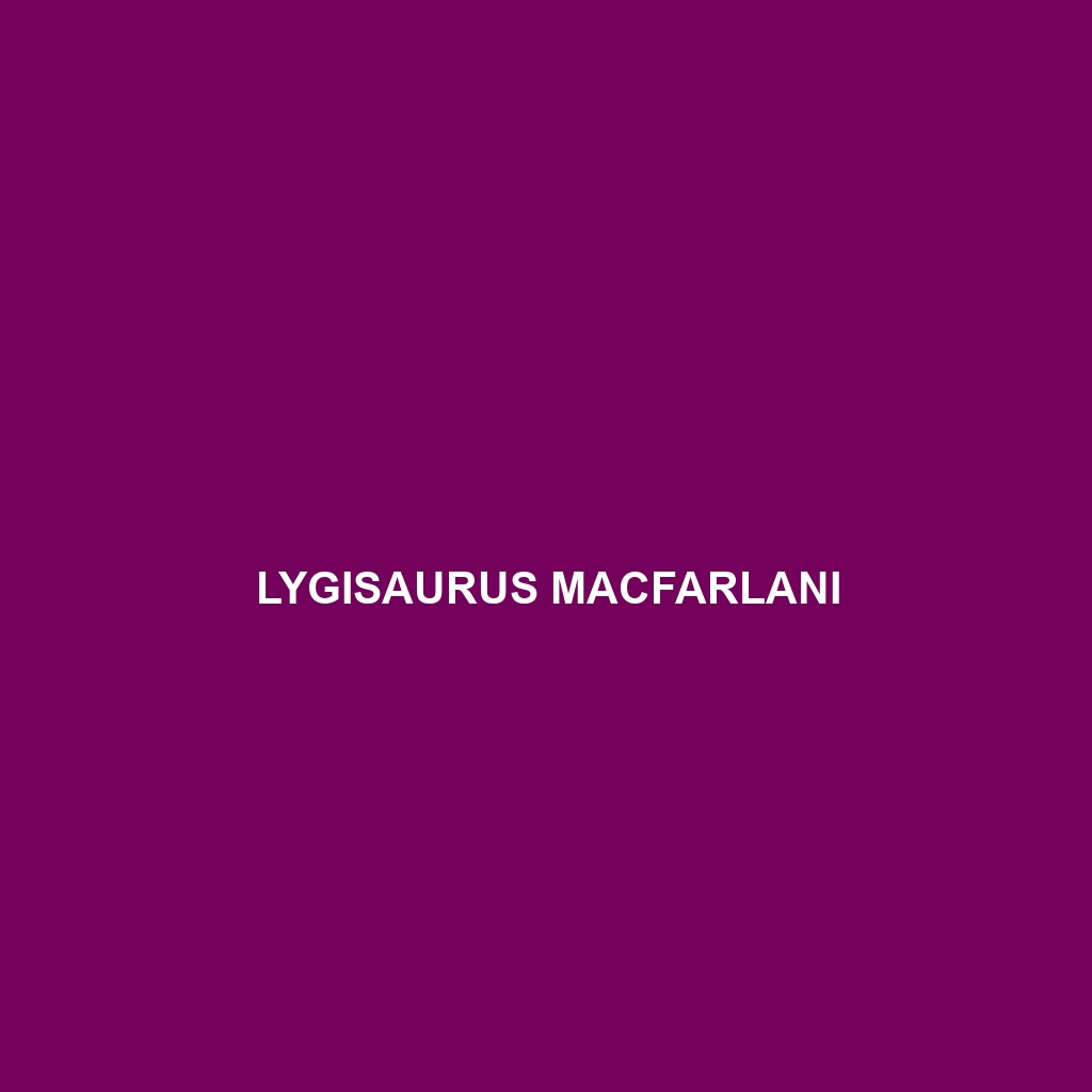 Lygisaurus macfarlani