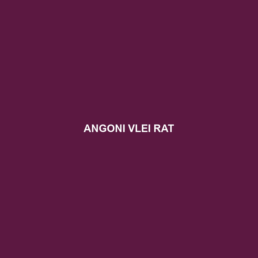 Angoni Vlei Rat