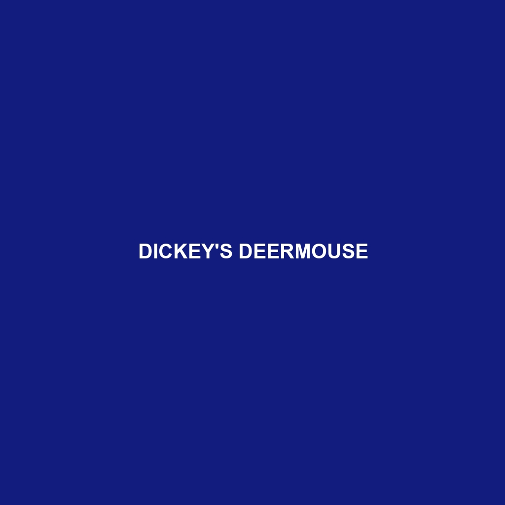 Dickey's Deermouse