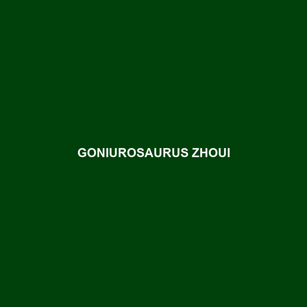 Goniurosaurus zhoui