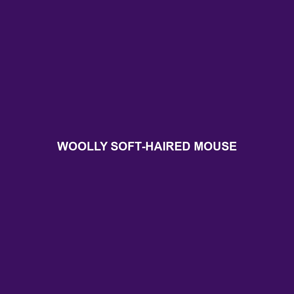 Woolly Soft-haired Mouse