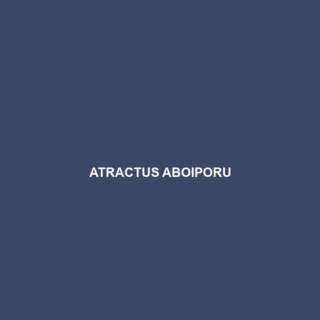 Atractus aboiporu