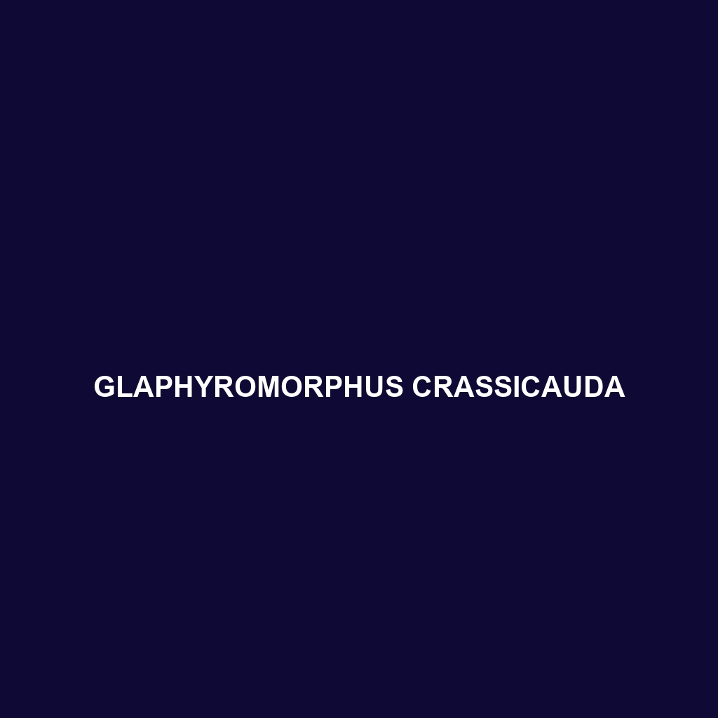 Glaphyromorphus crassicauda