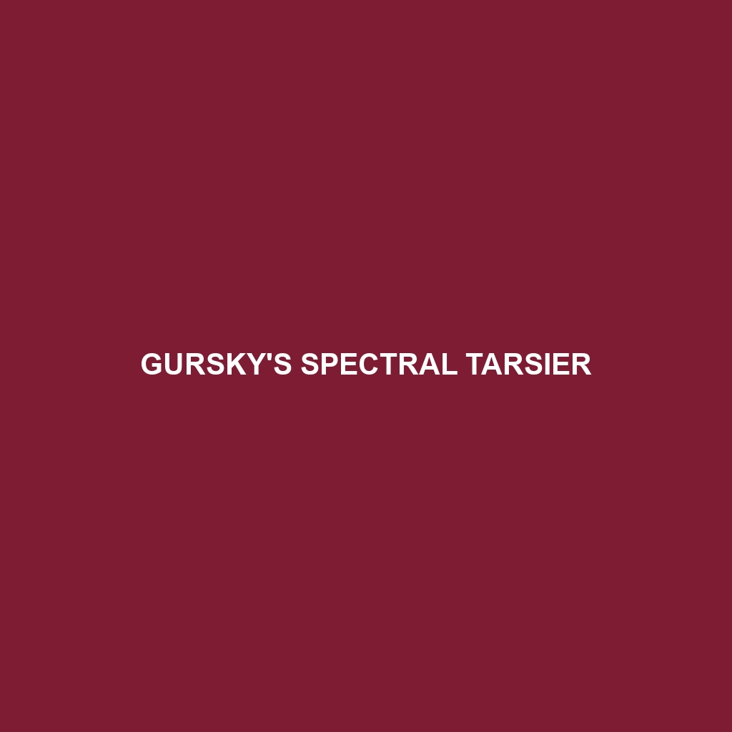 Gursky's Spectral Tarsier