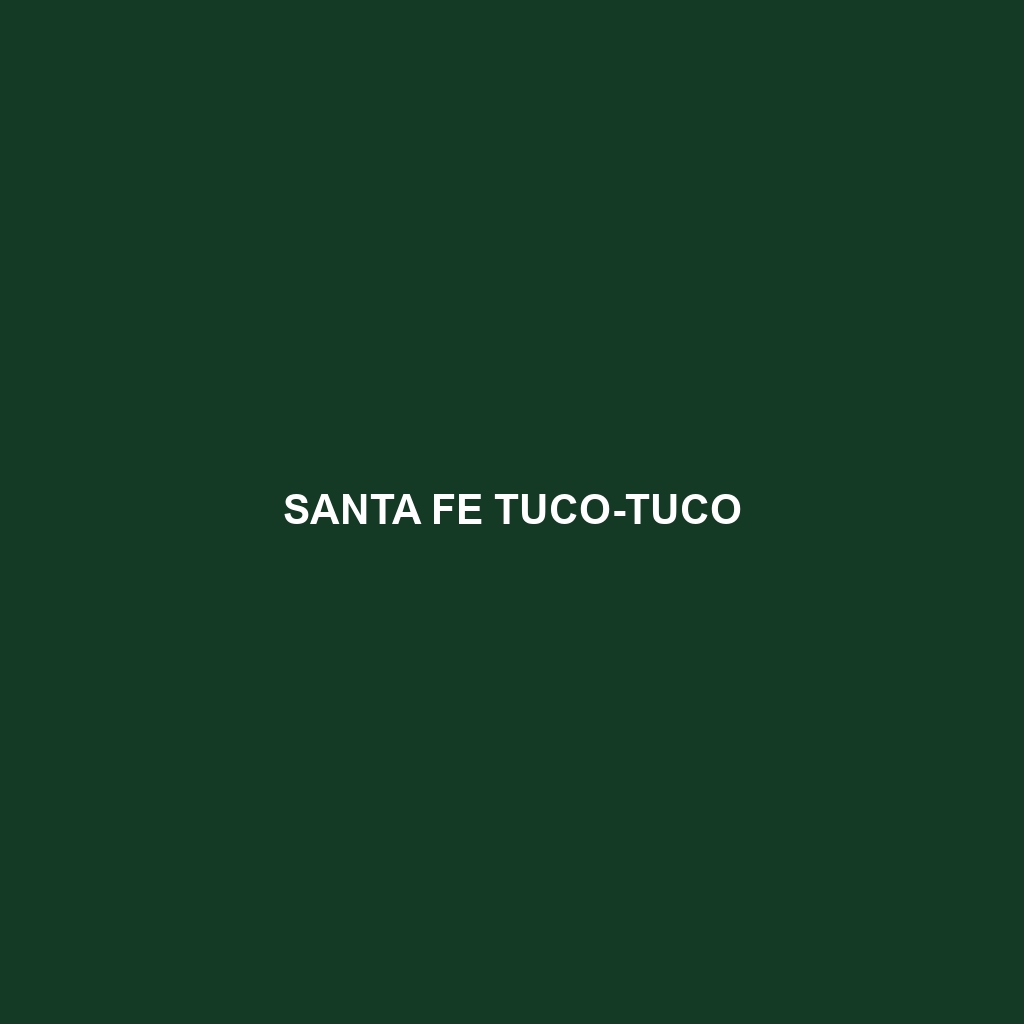 Santa Fe Tuco-tuco