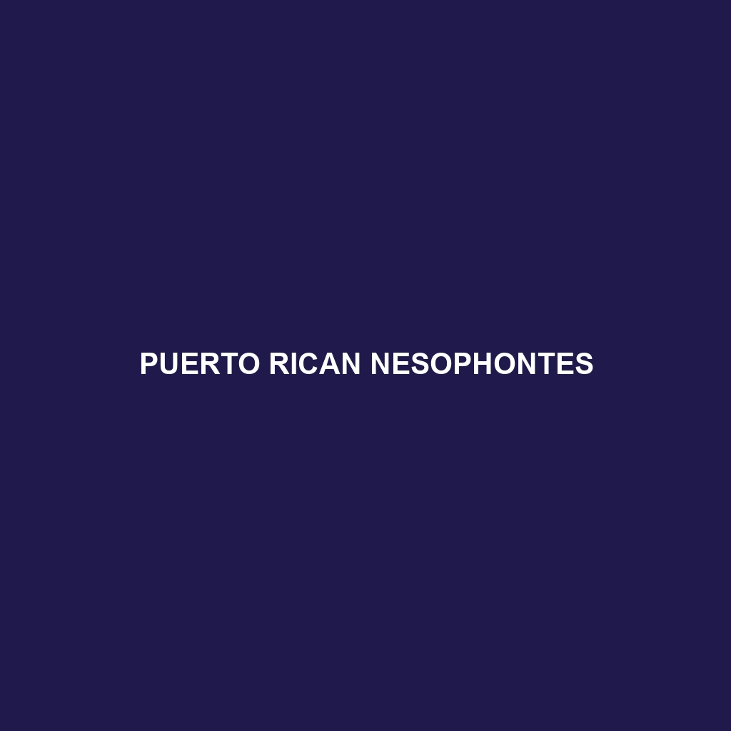 Puerto Rican Nesophontes