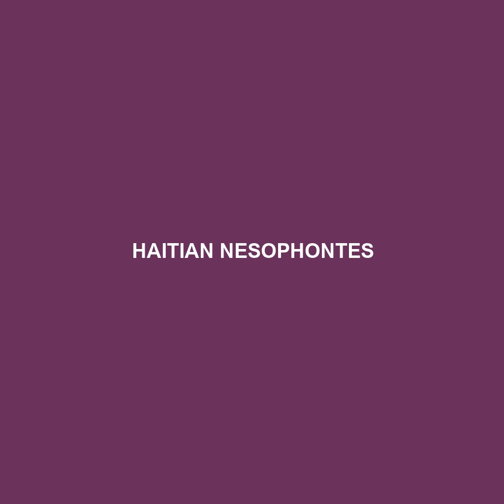 Haitian Nesophontes