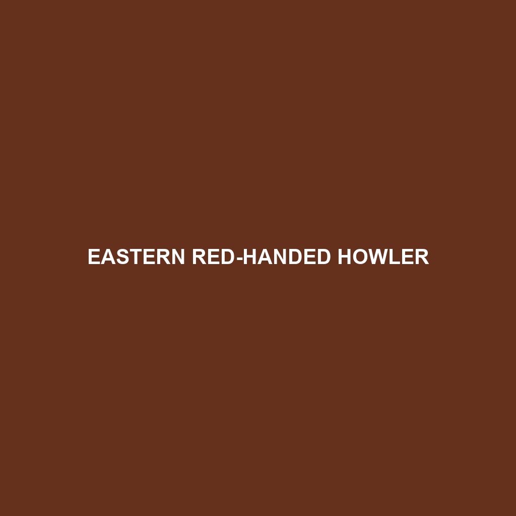 Eastern Red-handed Howler