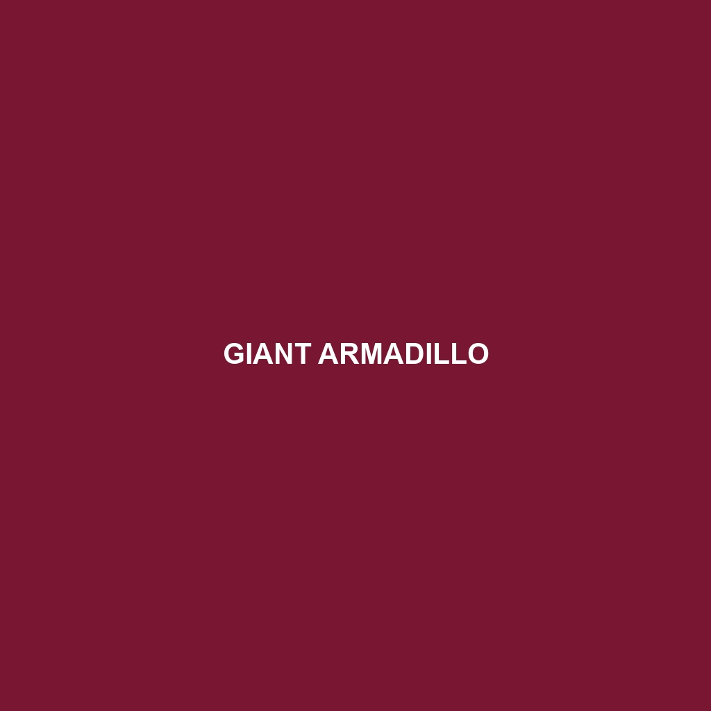 Giant Armadillo